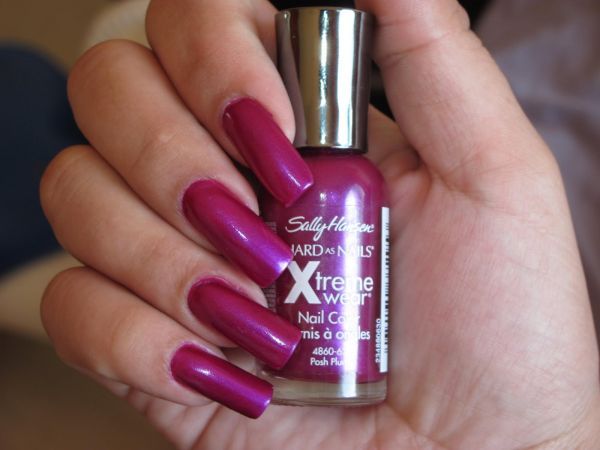 Esmalte Sally Hansen Hard As Nails Posh Plum